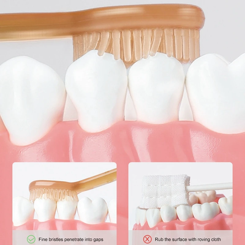 2 шт. Силиконовые Зубные щётки для детей 0-12 месяцев