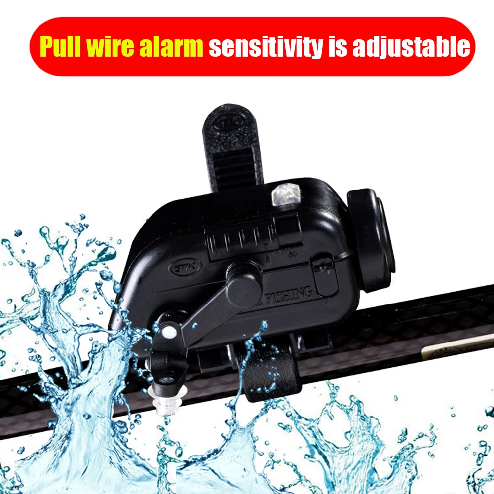 

High Sensitive Sea Fishing Alarm Sensor Waterproof LED Fish Bite Alarm Indicator Sound Bell Electronic Fishing Rod Tip Alert
