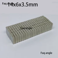 esquadro maguinetco magnet 14x6x3 5mm block ndfeb magnet neodymium magnet permanent rare earth neodymium square magnetic imanes