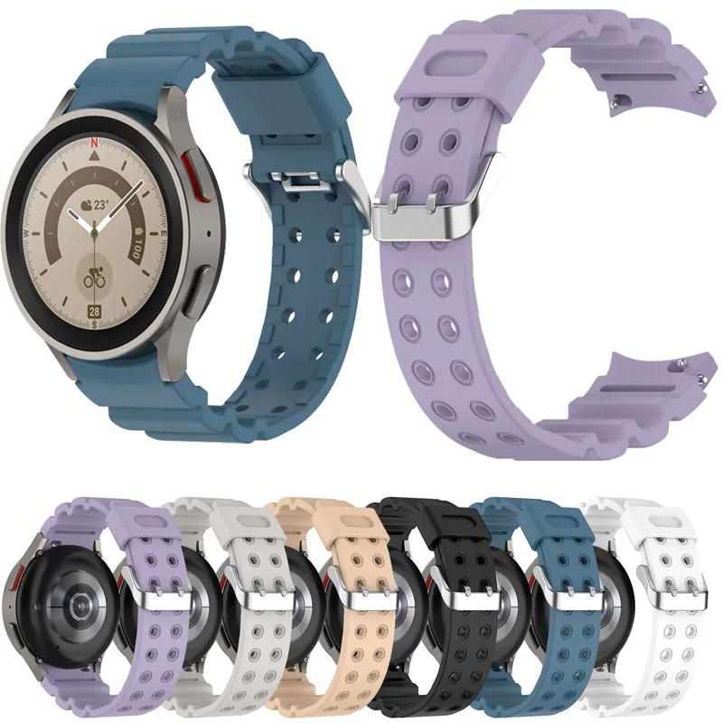 

20mm Silicone Watch Band for Samsung Galaxy Watch6 Classic 43mm Sports Bracelet Replacement Wristband For Watch6 Classic 47mm