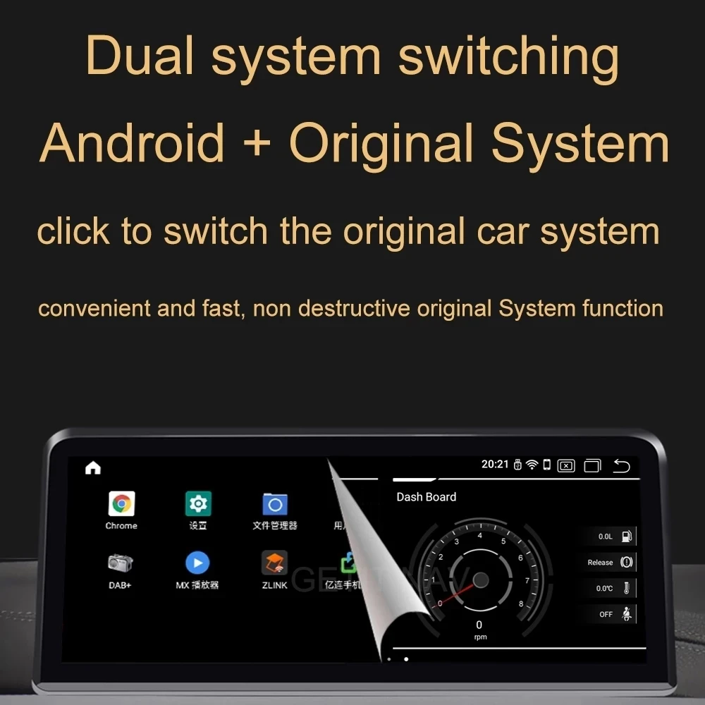 Автомобильный плеер с GPS-навигацией Android 12 0 3 дюймов 1920*720P мультимедийный для BMW 5