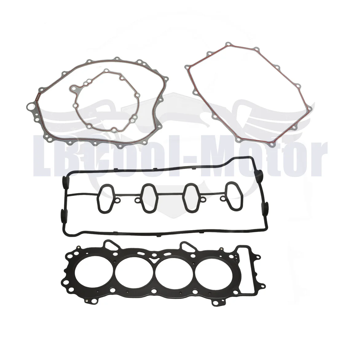 

Полный комплект прокладок двигателя для HONDA CBR1000RR 2004-2007, прокладка головки цилиндра двигателя, Магнитная крышка сцепления, масло, магнитная прокладка