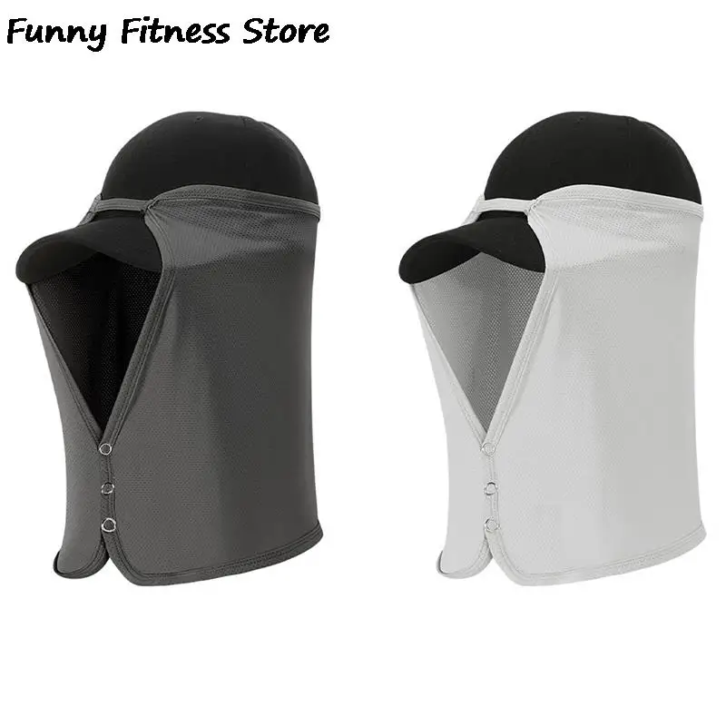 Кепка От Солнца со съемной маской для мужчин и женщин рыбалки езды на велосипеде