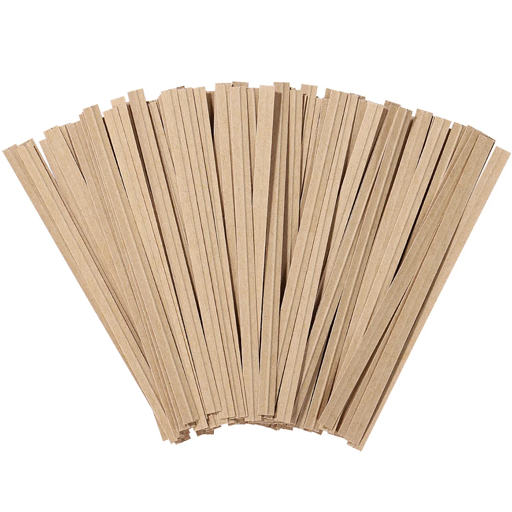 

Ties Bagtie Candy Paper Wire Kraft Bread Gift Wrapping Packaging Party Bags Tape Metallic Treat Cable Small Garbage Coffee Tapes