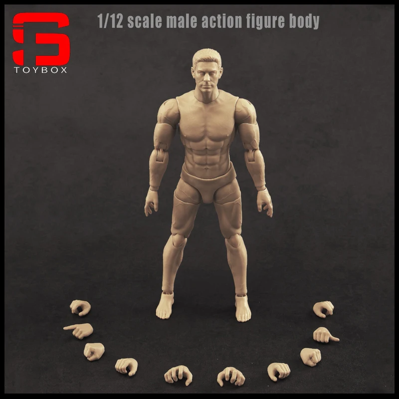 CFTOYS LT003 Масштаб 1/12 Мужская фигурка Корпус 6 дюймов Супер гибкий мужской шарнирный