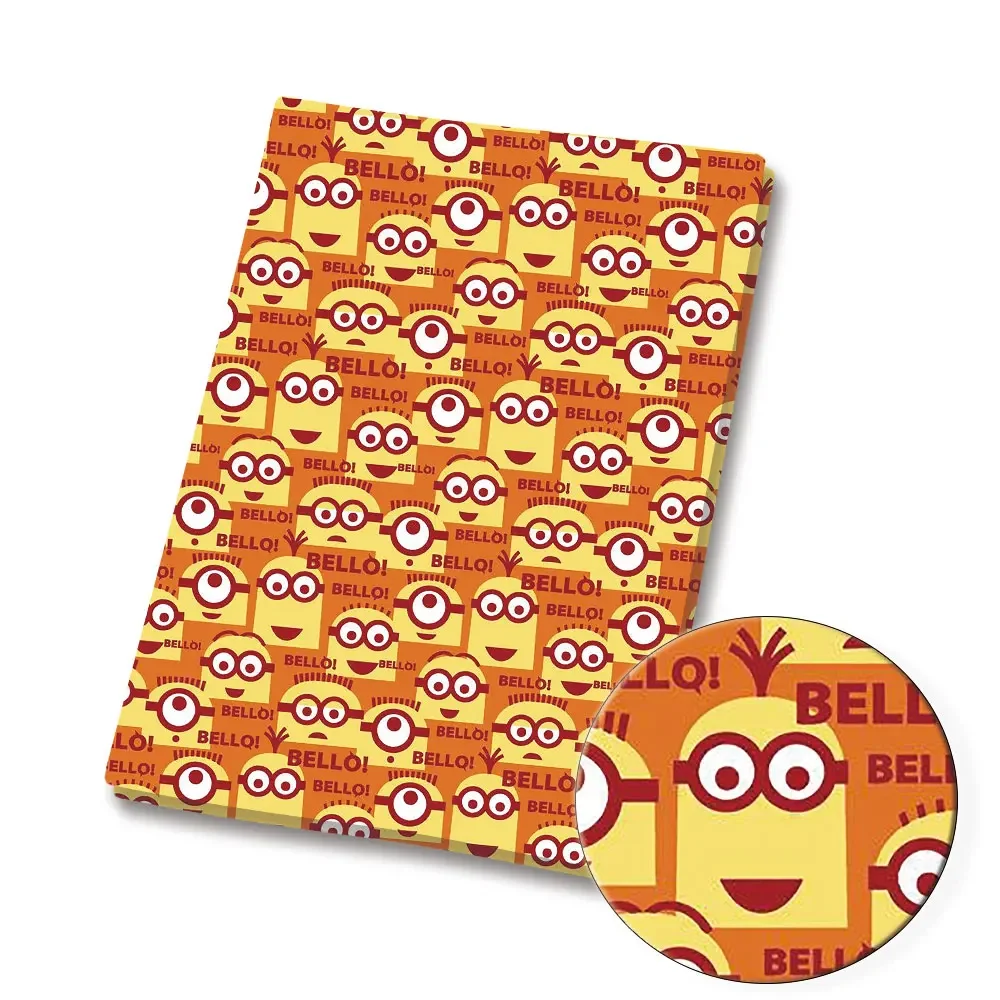 BEAST KINGDOM Миньоны хлопковая ткань с героями мультфильмов лоскутная детский