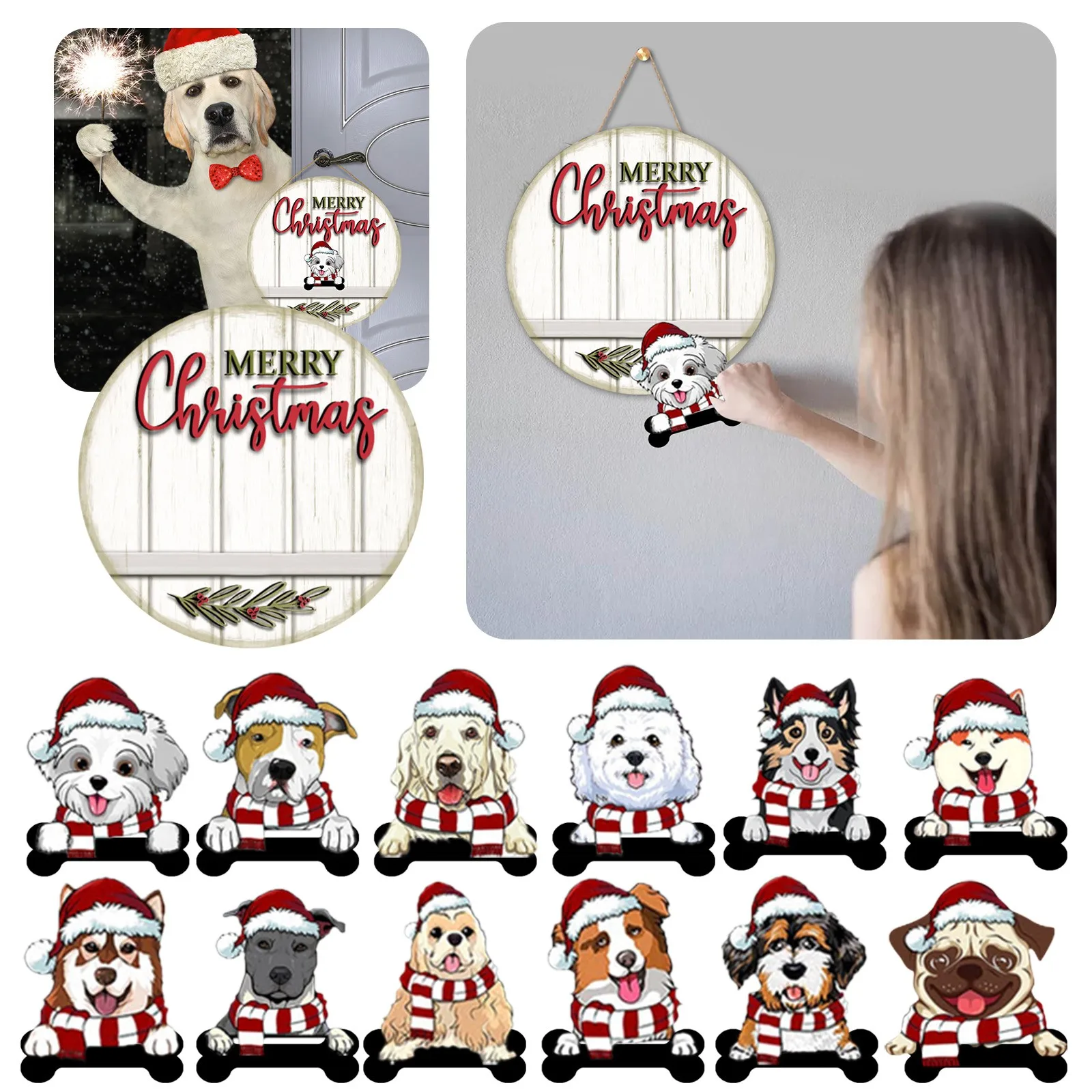 

Сменные дверные тарелки «сделай сам» для собак, разнообразные праздничные банты для улицы, для венков, для двери офиса