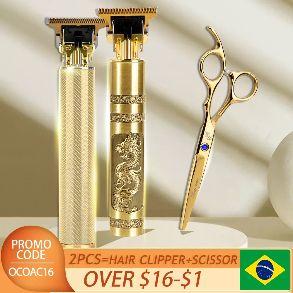 

Hair Clipper Scissor 2/1pcs Professional Hair Cutting Machine Hair Beard Trimmer For Men Barber Shop Electric Shaver