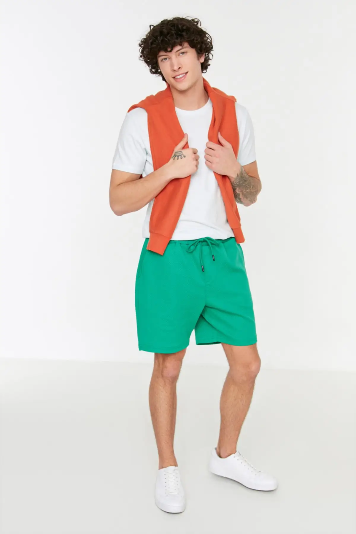 

Men's Regular Fit Medium Length Shorts & Bermuda TMNSS22SR0516
