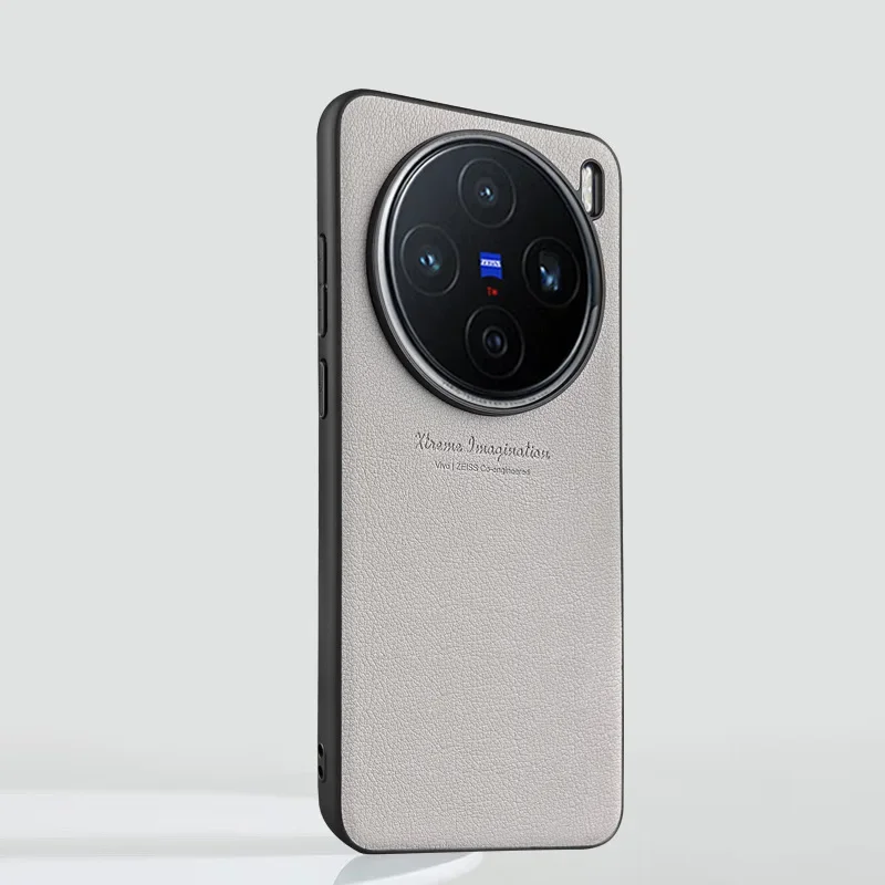 Для Vivo X200 обычный кожаный чехол для мобильного телефона Pro Mini с изогнутым экраном