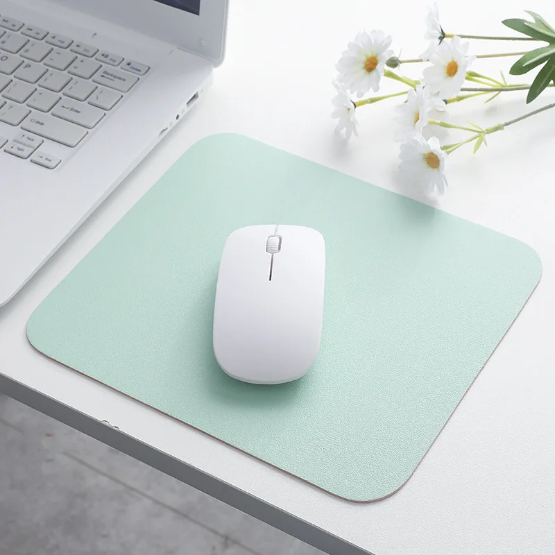 

PU Leather Mouse Pad Non-Slip Gaming Desktop Durable Mouse Pad Waterproof Anti-Scratch Mat Cushion For PC Laptop Desktop