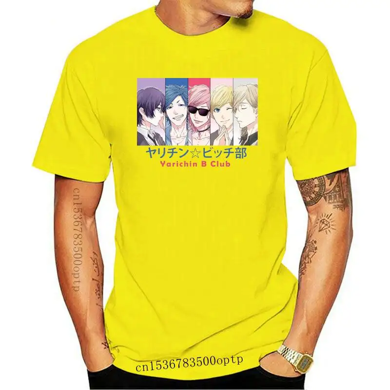 

Модная новинка, женская футболка с японским аниме клубным принтом Yarichin Kawaii Harajuku, топы с рисунком Yarichin B Club, графические футболки унисекс Yaoi T-s