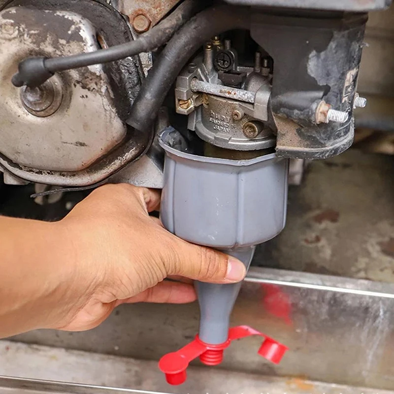 

Car Spill-Free Oil Change Tool Mess-Free Oil Filter Funnel Tool Magnetic Engine Gasoline Fluid Drain Plug Catch Splash Guard