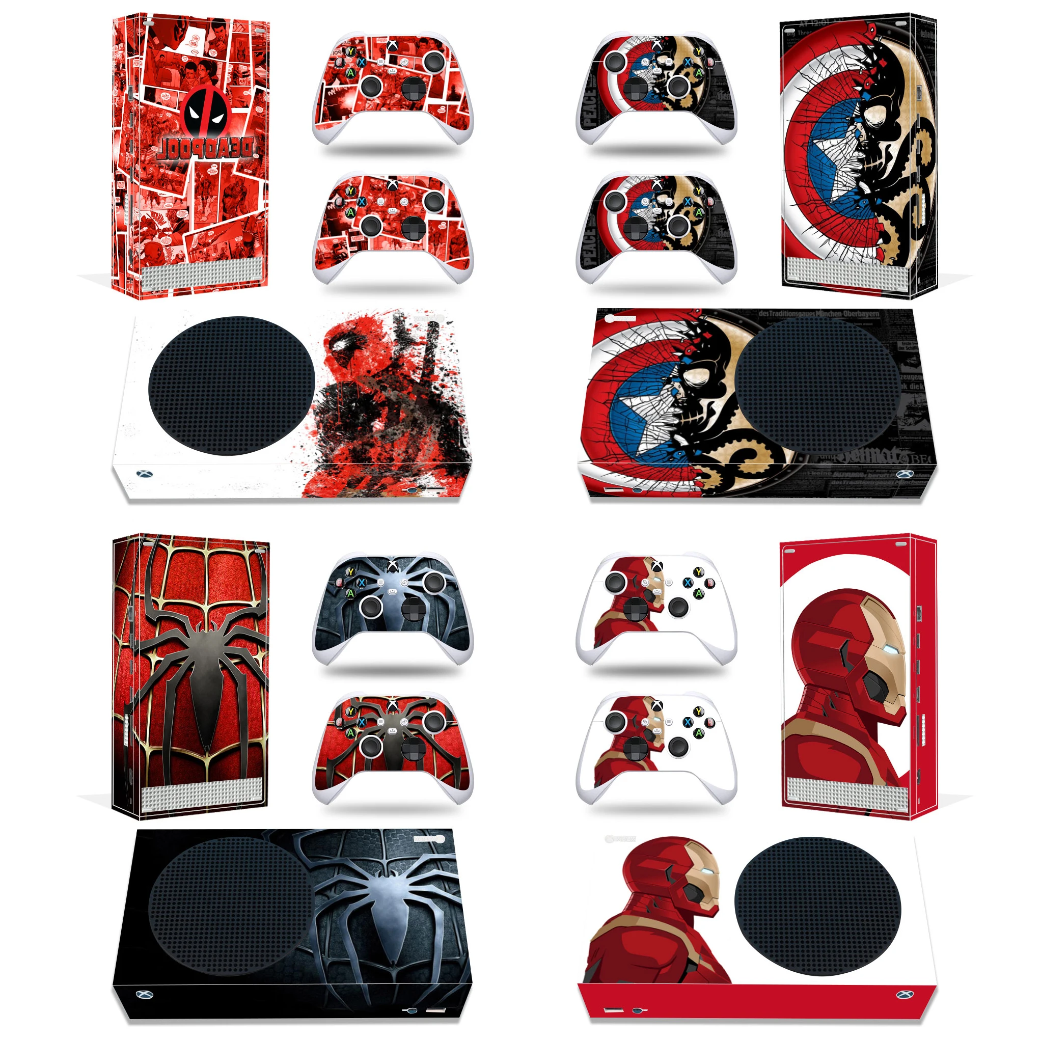 Man Spiderman Skin Sticker Decal Cover For Xbox Series S Console And 2 Controllers Xbox Series S Skin Sticker Vinyl