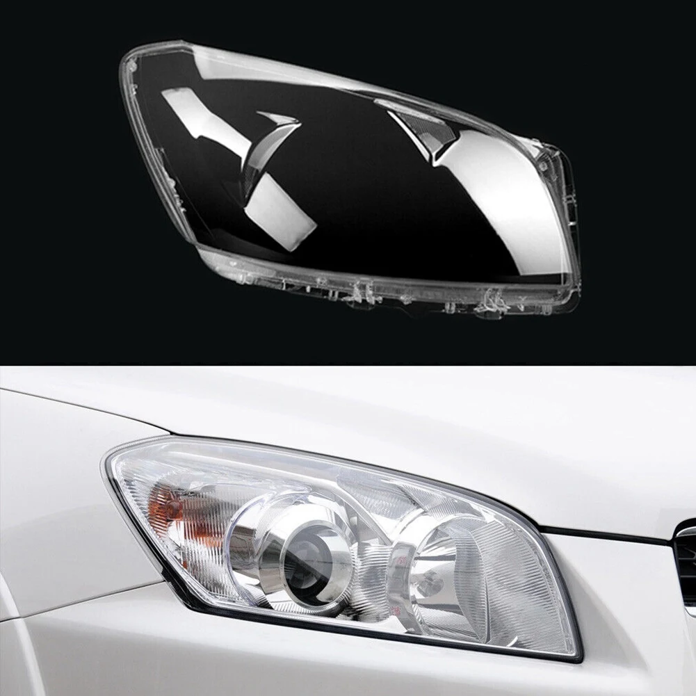 

Для Toyota RAV4 2009 2010 2011 2012 крышка передней фары искусственная лампа прозрачный абажур оболочка для объектива правая
