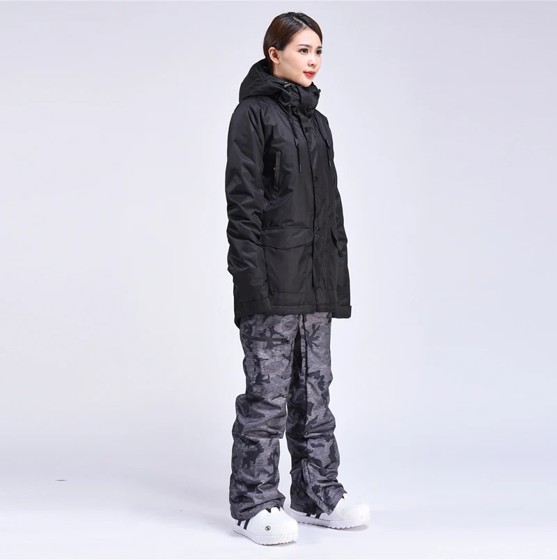 Winter Women Windproof Waterproof Ski Jacket Pants Skiing Snowboarding Suits Outdoor Sports Warm Breathable Clothes Trousers