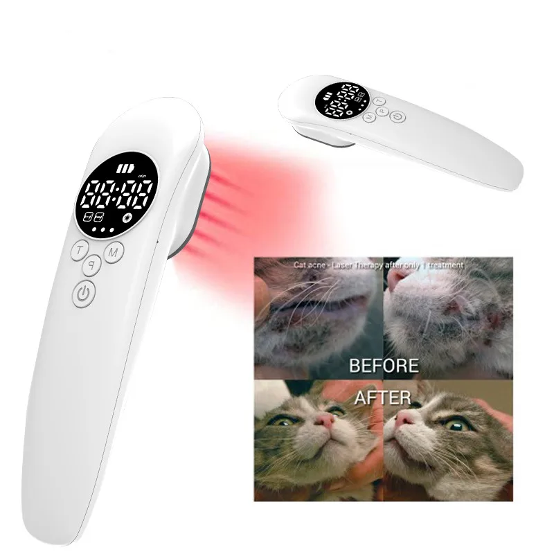 

Cold Laser Human Vet Device with LED Display Targets Joint and Muscles Directly for Pain Relief Infrared Light