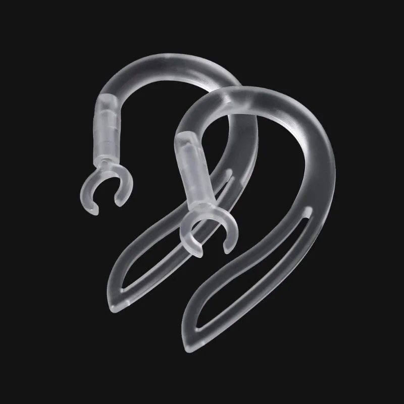 

New 1 Pair Bluetooth Earphones Transparent Soft Silicone Ear Hook Loop Clip Headset 5mm 6mm 7mm 8mm 10mm