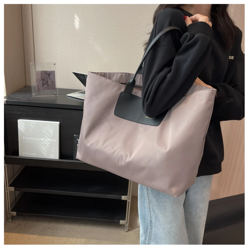 

Waterproof nylon tote bag new large capacity female shoulder bag travel travelling commuting crossbody bag