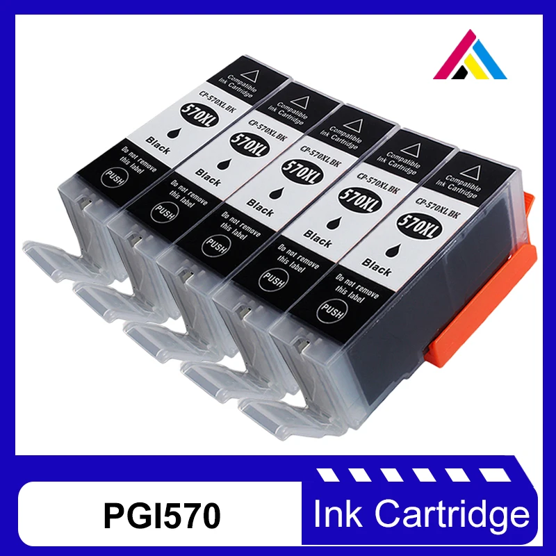 

CSD compatible for Canon PGI-570 PGI570 ink cartridge for PGI 570 for PIXMA MG5750 MG5752 TS5055 TS9050 TS9055 Printer