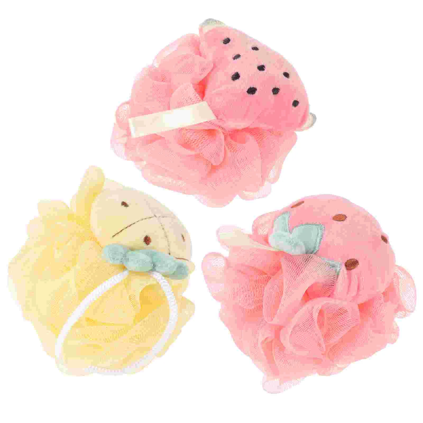 

Children's Bath Ball Body Wash Exfoliating Bathing Balls Household Scrubber Skin Cleaning Accessories