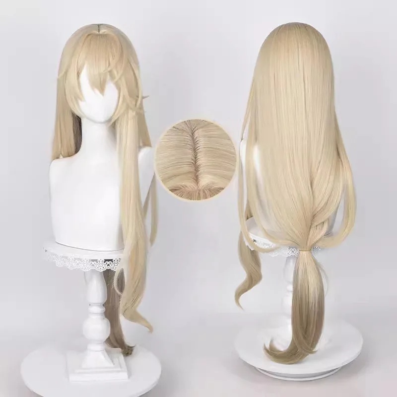 

Парик для косплея Luocha Game Honkai Star Rail длинный льняной градиентный термостойкий синтетический волос парики для косплея аниме + шапочка для парика