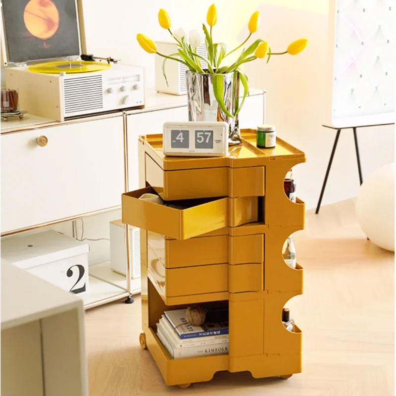 Трехслойная прикроватная тумбочка скандинавская креативная мебель сетка