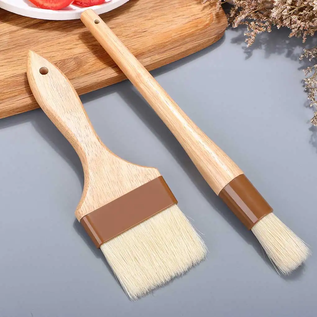 

Kitchen Brushes Portable Reusable Hanging Hole Cooking Barbecue Brushes