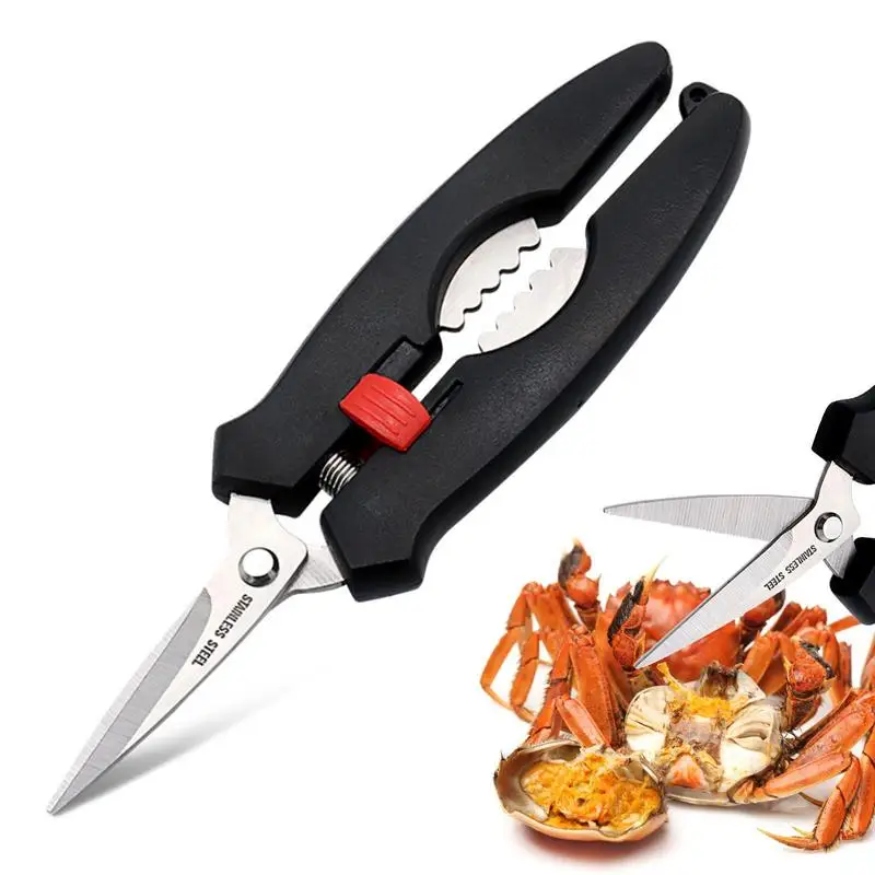 

Lobster Cutter Scissors Seafood Peeler Lobster Crab Shrimp Deveiners Prawn Scissor Shear Snip Shrimp Crab Legs Comfort Grip
