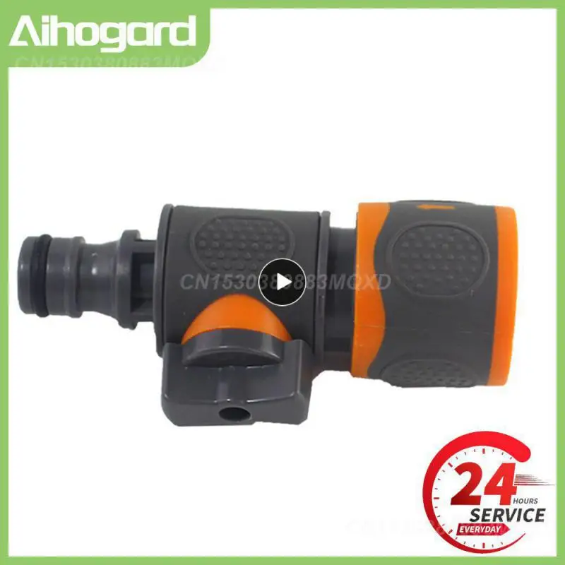 

Horticultural Pipe Hose Water Gun Connector Single Nipple Rubber-coated Quick-connect Connector Fittings Thickened Plastic