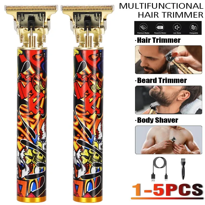 Машинка для стрижки волос T9 3 режима 1/2/3/5 шт./упаковка