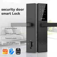 wifizigbee smart fingerprint door lock key ic tuya app control unlock electron digital password lock home anti theft usb charge