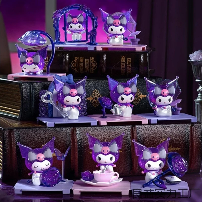 Purple Dream Rose Garden Series Микро-коробка Кукла Слепая коробка Орнамент Sanrio Аутентичная