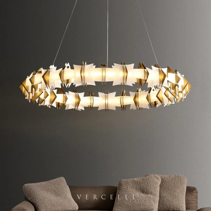 Новая итальянская креативная роскошная люстра современная для спальни отеля