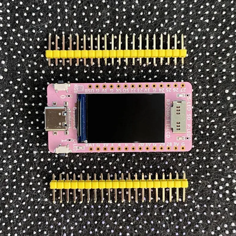 Для Raspberry Pi RP2040 макетная плата с 1 14-дюймовым ЖК-дисплеем LORA поддерживает Arduino/Micropyth