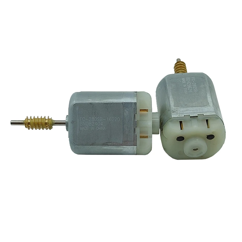 Фото MABUCHI FC-280SB-16220 DC 12 В мини 24 мм червячный редукторный вал двигатель привод дверного замка автомобиля складной мотор для ремонта зеркала заднего вида №4