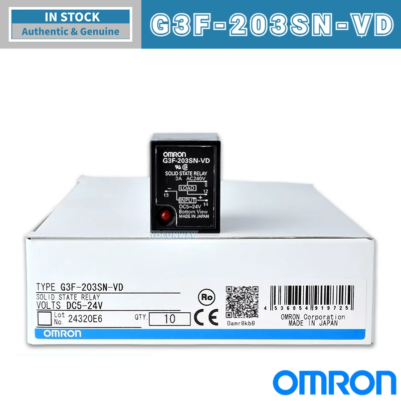 Фото Твердотельное реле OMRON G3FD-X03SN-VD, оригинальное, из Японии, G3F-203SN 102SN 203SLN 03S для электронного рынка №2