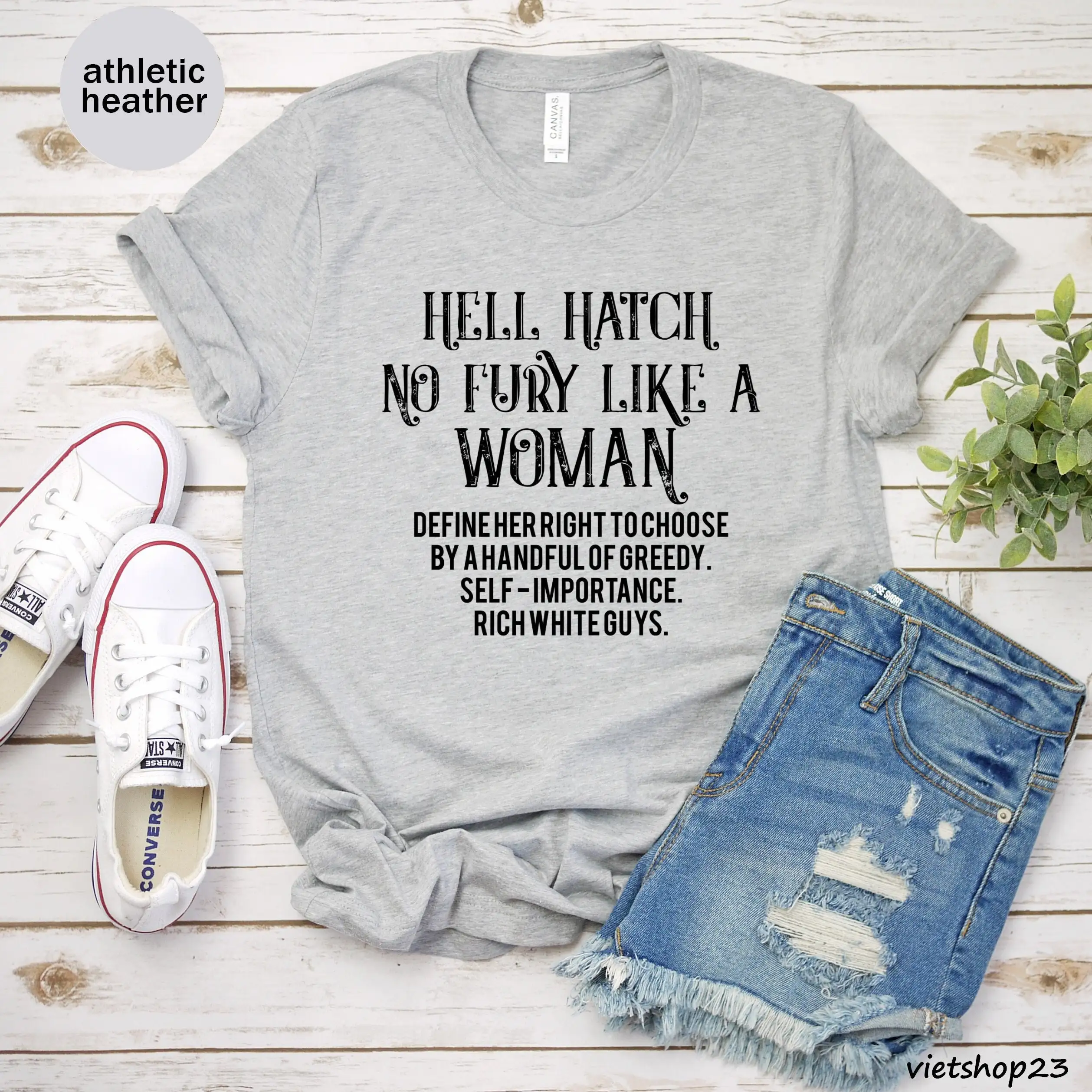 Футболка унисекс Hell Hatch No Fury Like A Woman феминистская футболка феминистский подарок