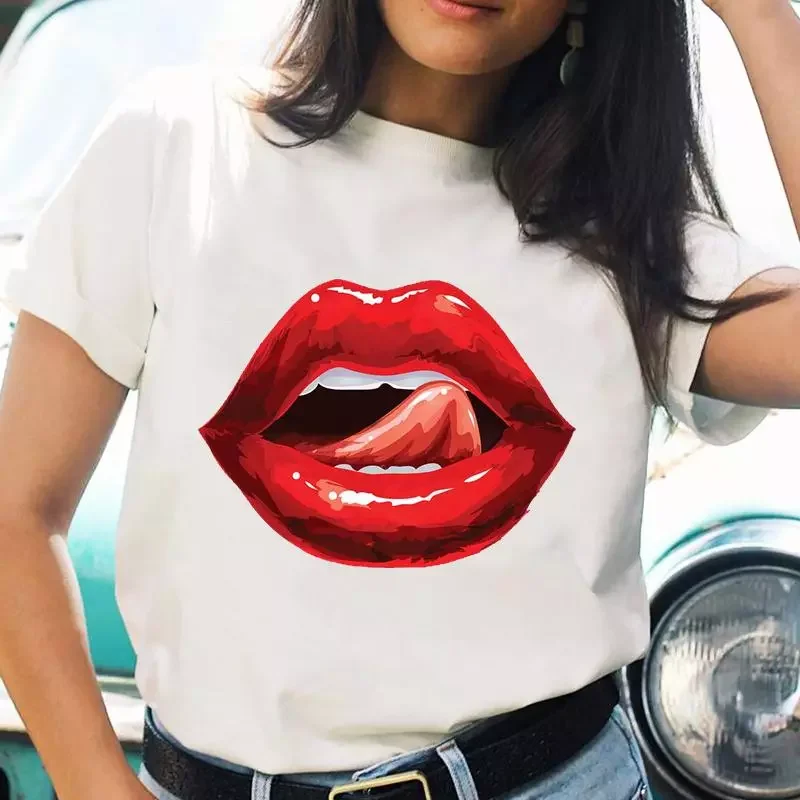 

New in Cartoon Watercolor New Lovely Fashion Women Print Summer Shirt Graphic T Top Stylish Short Sleeve Female Tee T-Shirt y2k