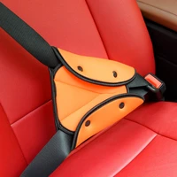 car safe seat belt cover soft adjustable triangle safety seat belt pad clips protection for volkswagen polo passat b6 golf