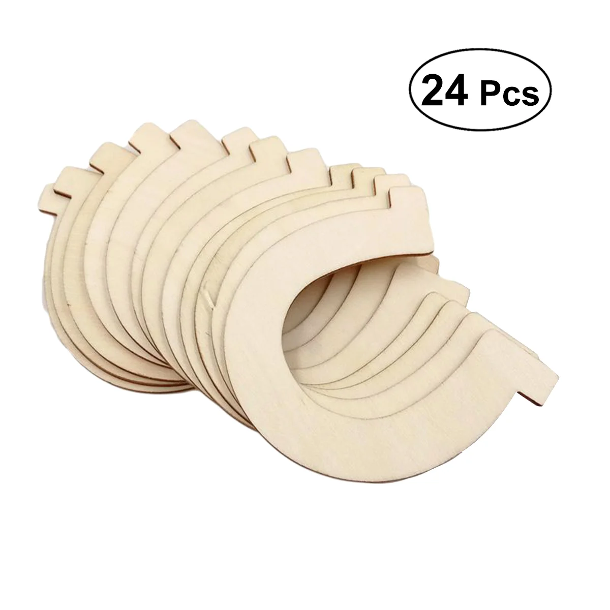 

Wood Horseshoe Cutouts Unfinished Wooden Horse Shape Chips Crafts Diy Chip Natural Party Cutout Supplies Cowboy Decorations