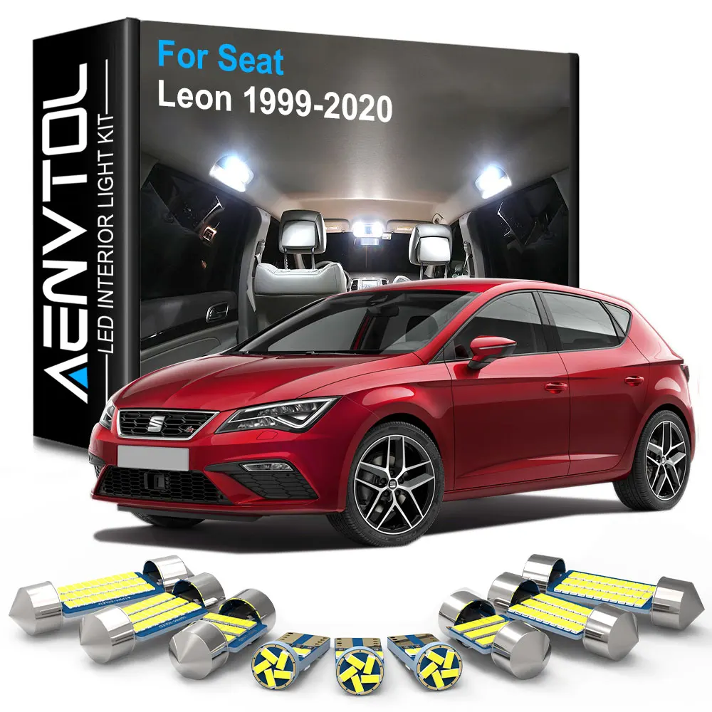 AENVTOL Canbus Светодиодный Салонный Светильник Автомобиля Для Seat Leon MK1 MK2 MK3 1999-2020