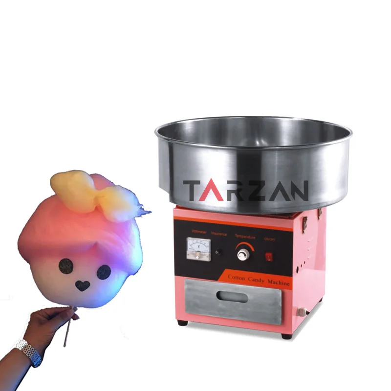 

2-Year Guarantee Lpg Gas Machine De Barbe A Papa Cotton Candy Maker Electric Candy Floss Machine