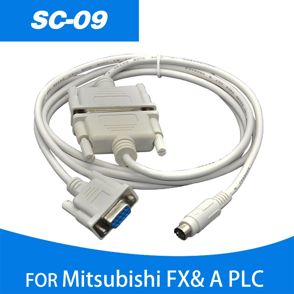 SC-09 для Mitsubishi FX & A Series PLC программируемый кабель RS232 конвертирует порты RS422 скачать линию SC09