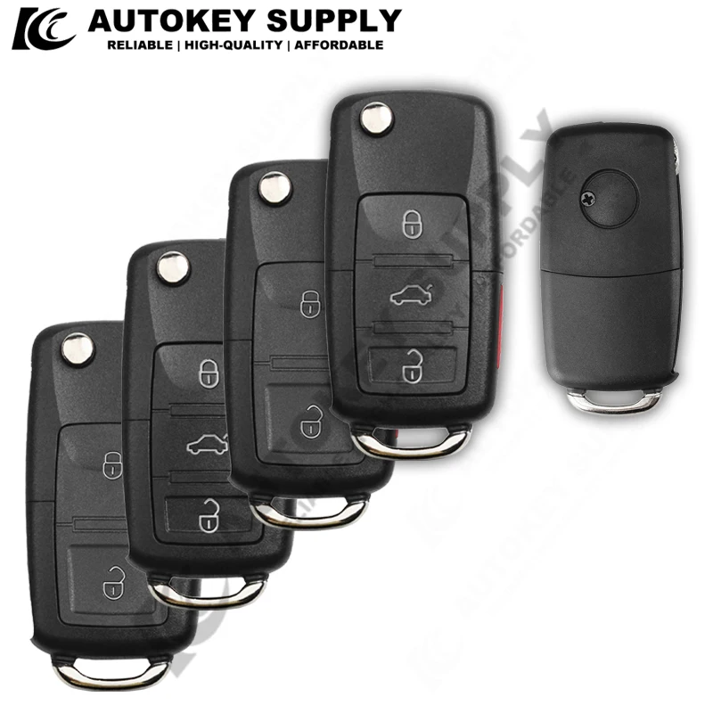 AutokeySupply складной автомобильный флип-ключ с дистанционным управлением