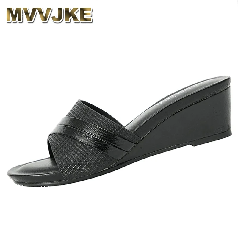 

Сандалии на танкетке для отдыха, летние сандалии на толстой подошве, 2023