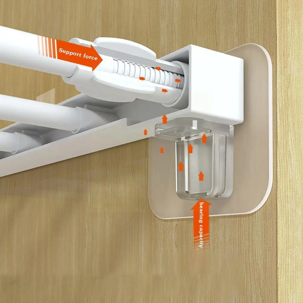 

Многофункциональный кронштейн, крючки для шкафа, затягивающие самоклеящиеся крючки для шкафа, крючки для настенного монтажа с W6n9