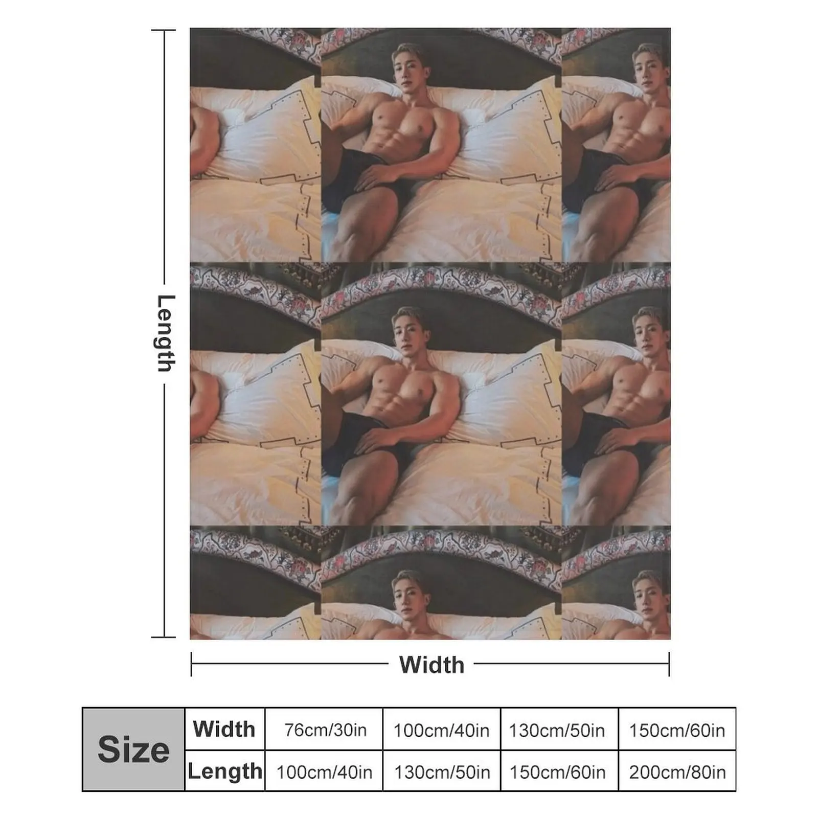 Сексуальное одеяло Wonho monsta x