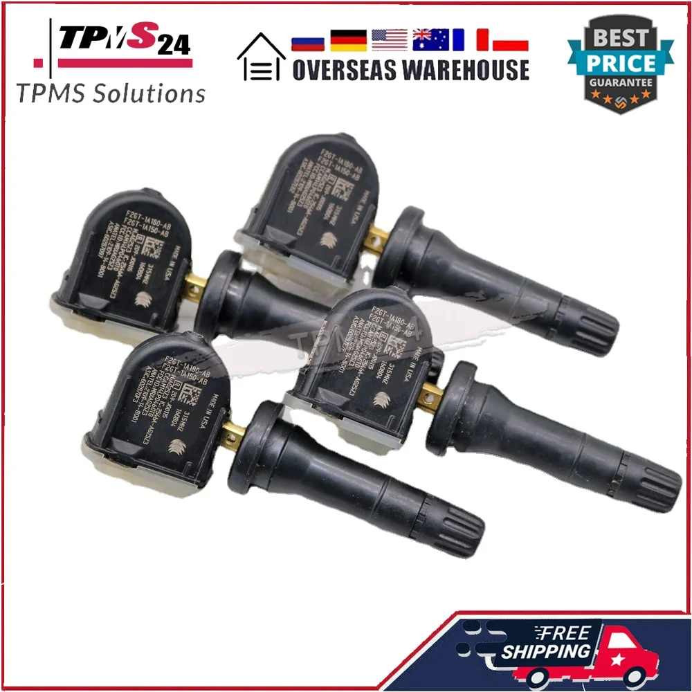 4PCS TPMS Tire Pressure Monitor Sensor F2GT-1A180-AB For 2015-2018 Ford Edge Galaxy F-150 Mustang Explorer 315MHZ F2GZ1A189A | Автомобили