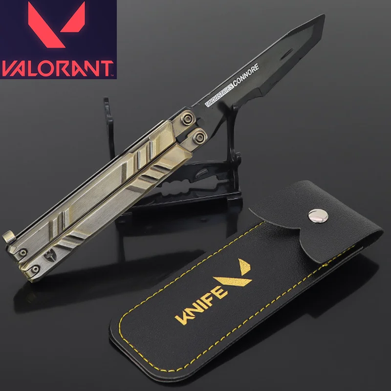 

Valorant оружие Recon Balisong, нож-бабочка, металлический материал из сплава, меч самурая, модель оружия, Подарочные игрушки для мальчиков